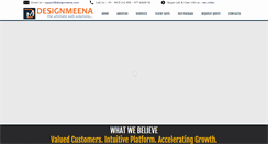 Desktop Screenshot of designmeena.com